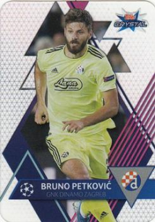 Bruno Petkovic Dinamo Zagreb 2019/20 Topps Crystal Champions League Base card #65